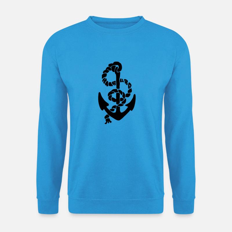 Hamburg Anker - Unisex Pullover - Meeresblau