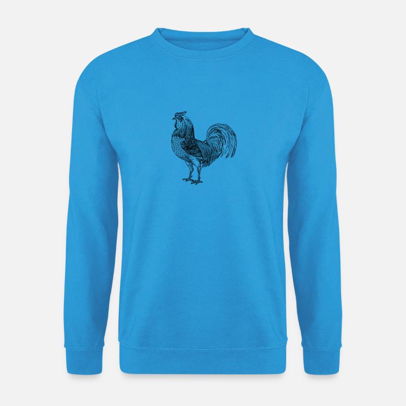 Hahn - Unisex Pullover - Meeresblau