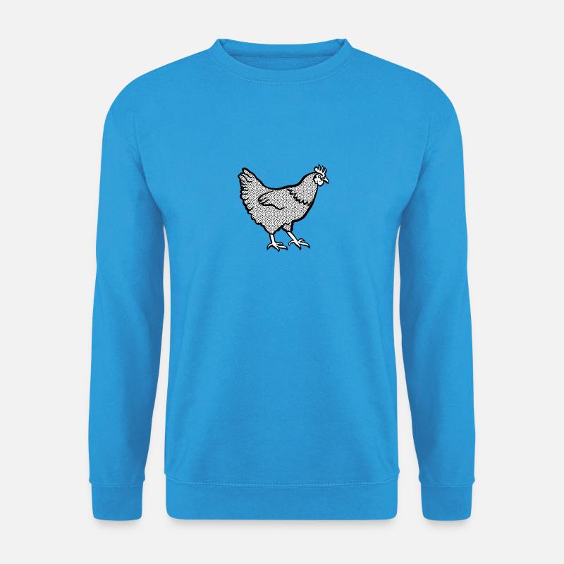 Huhn - Unisex Pullover - Meeresblau