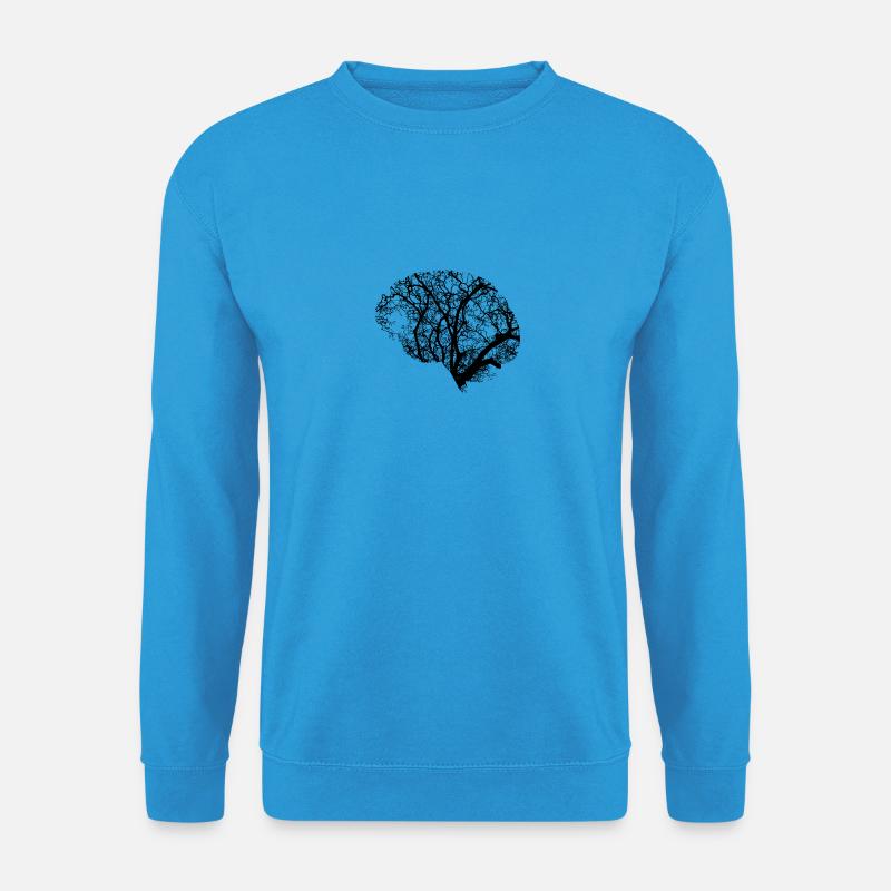 Gehirn Design - Unisex Pullover - Meeresblau