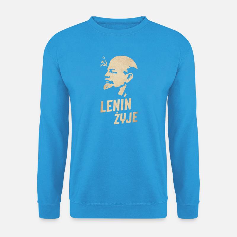 Lenin lebt - Unisex Pullover - Meeresblau