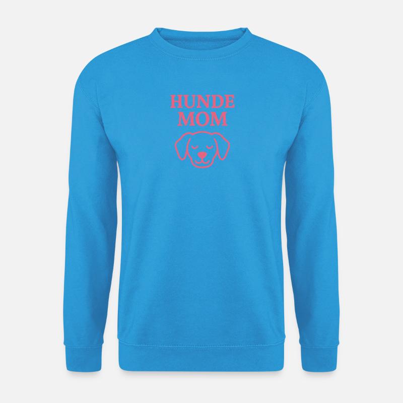 Hunde mom - Unisex Pullover - Meeresblau