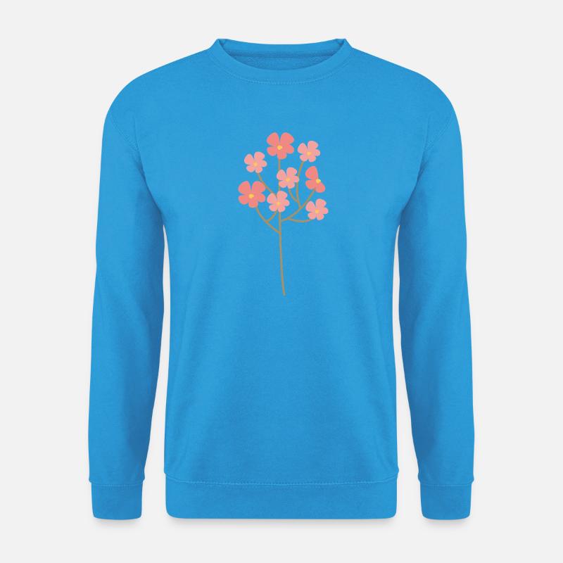 Blume - Unisex Pullover - Meeresblau