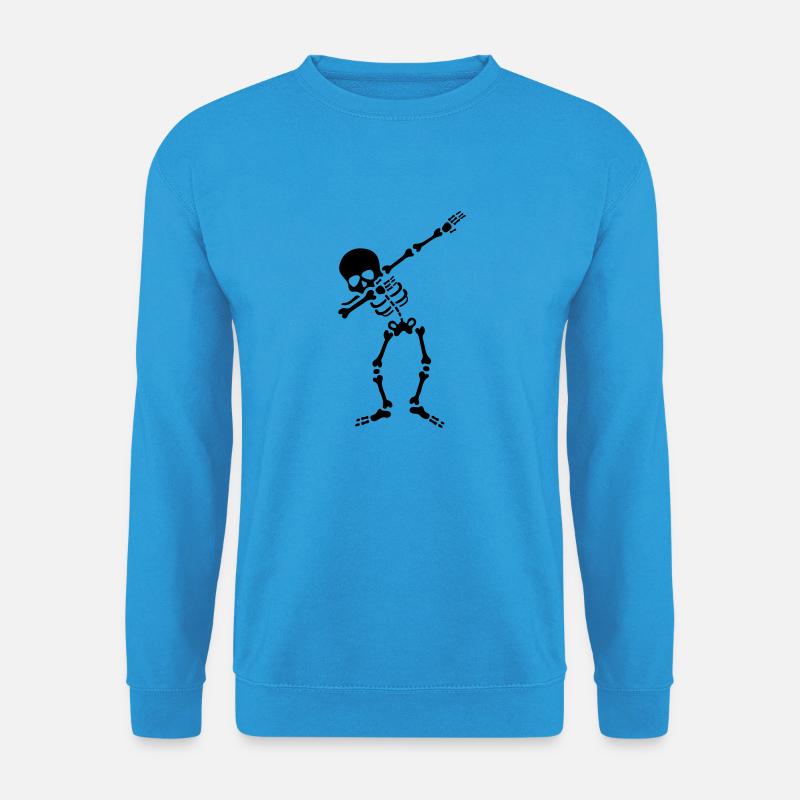 skull dabbing - Unisex Pullover - Meeresblau