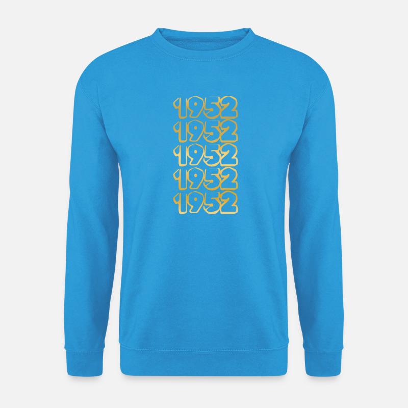 Geboren 1952 - Unisex Pullover - Meeresblau