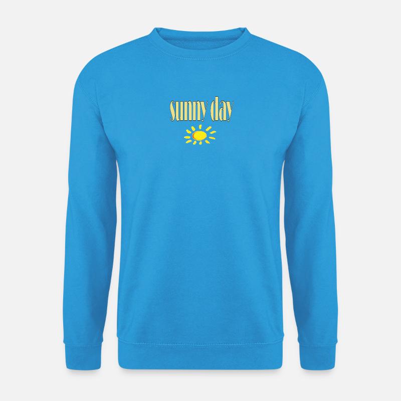 sunny day - Unisex Pullover - Meeresblau