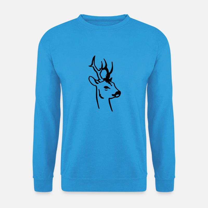 Rehbock - Unisex Pullover - Meeresblau
