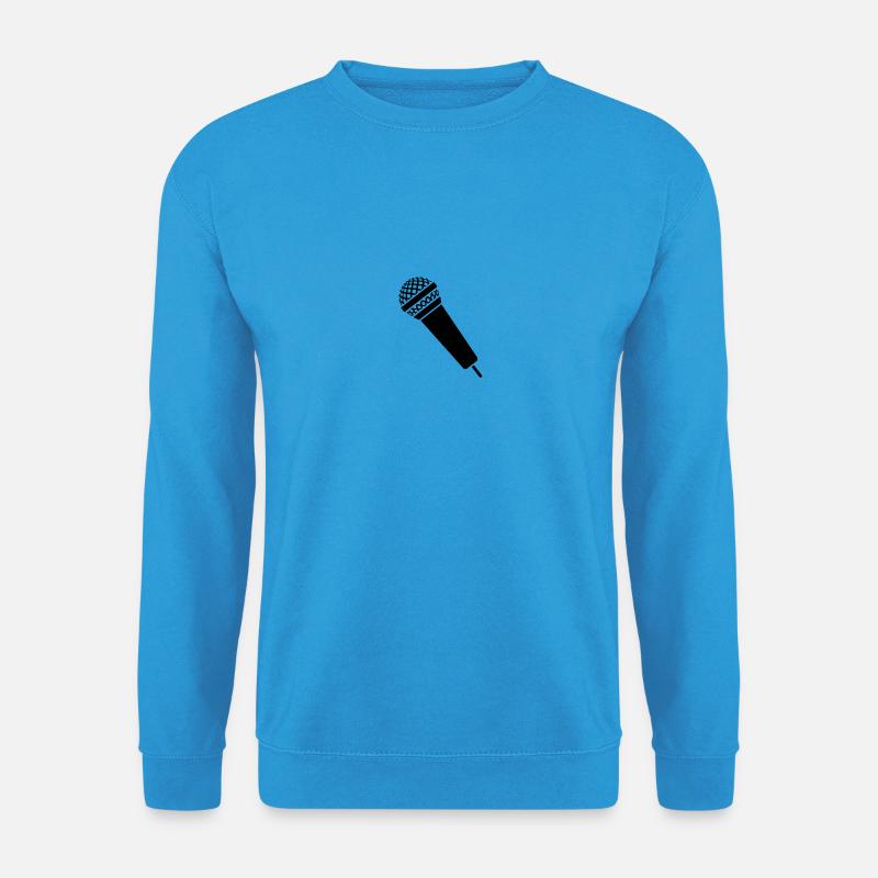 Mikrofon - Unisex Pullover - Meeresblau