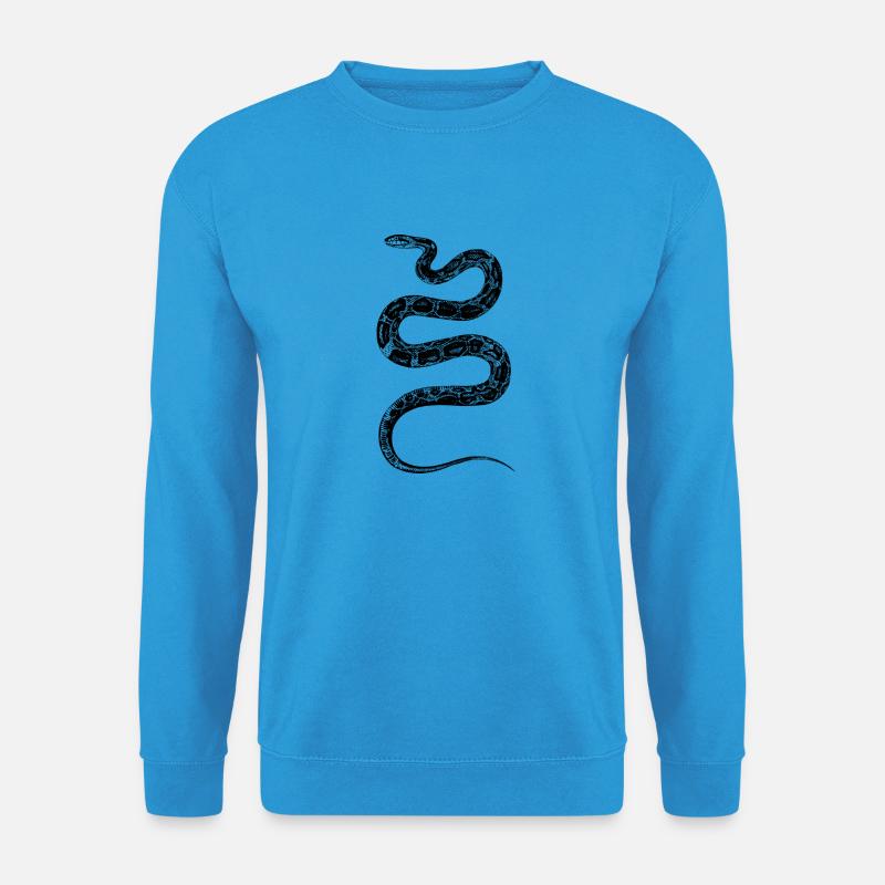 Snake Design - Unisex Pullover - Meeresblau