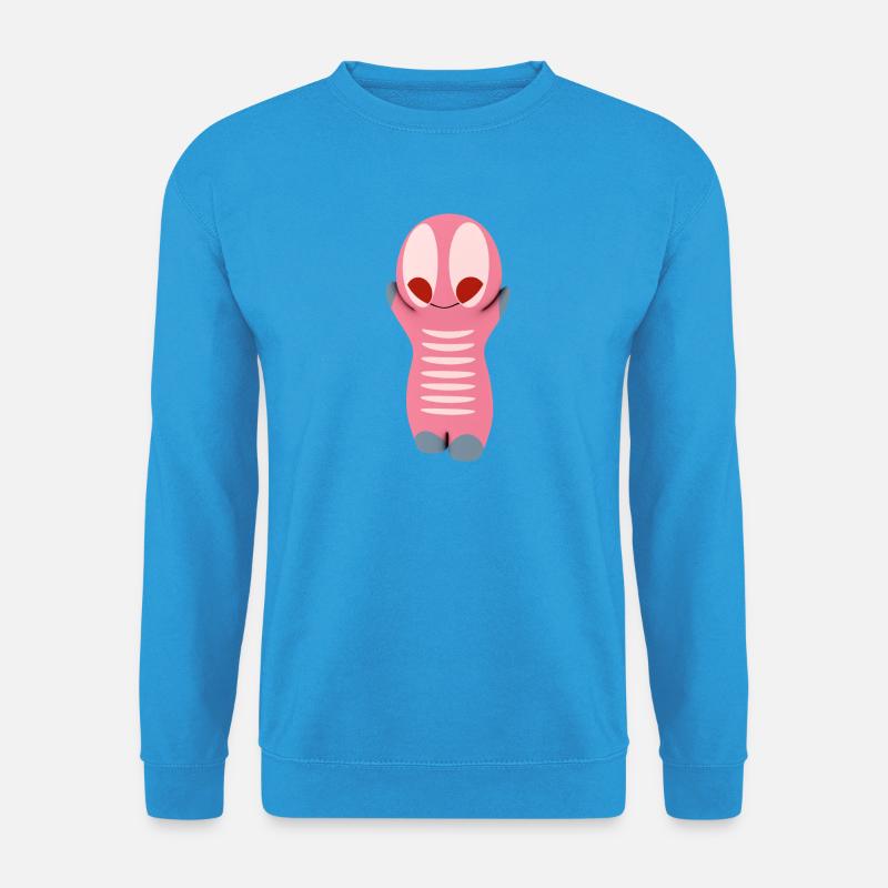 Niedliche Kawaiifigur - Unisex Pullover - Meeresblau