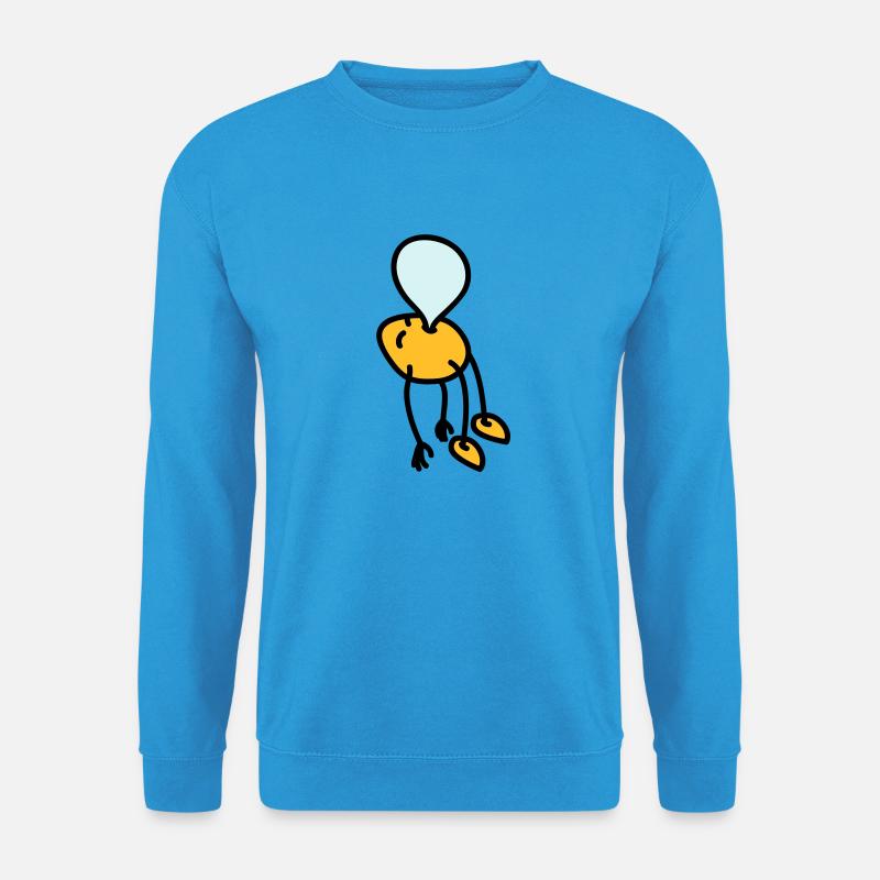 chewing_gum_man - Unisex Pullover - Meeresblau