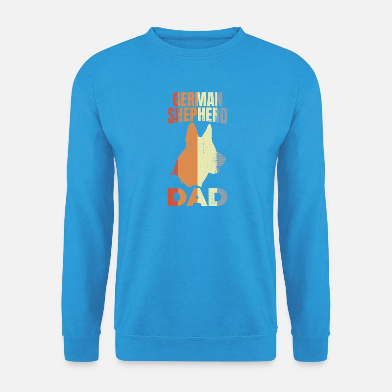 Schäferhund Vater - Unisex Pullover - Meeresblau