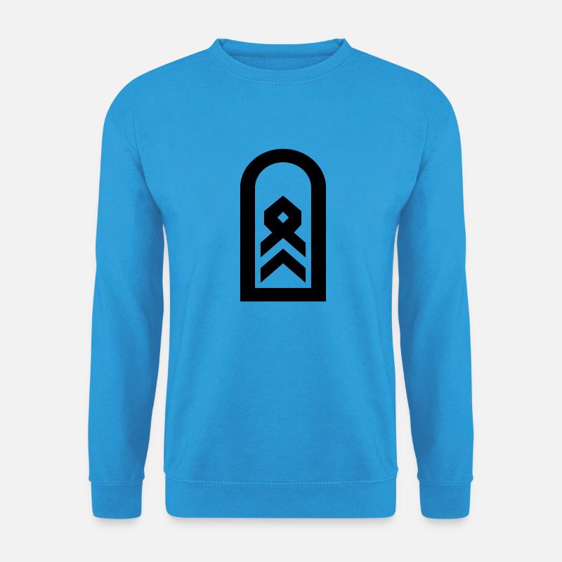 Stabsfeldwebel Dienstgrad - Unisex Pullover - Meeresblau