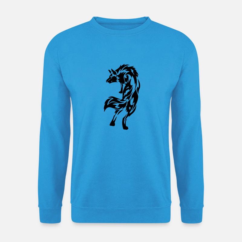 Wolf - Unisex Pullover - Meeresblau