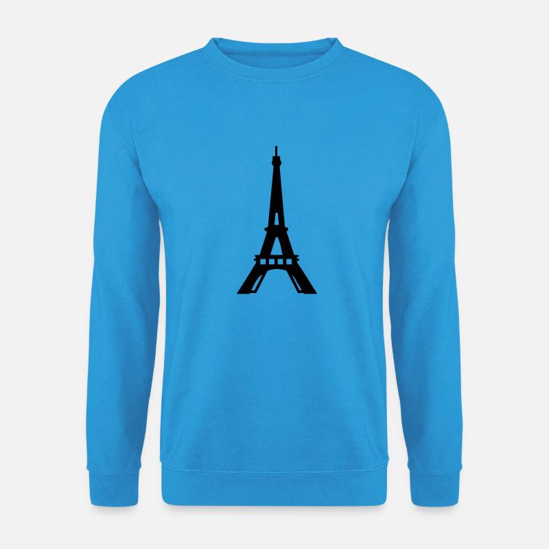 eiffelturm silhouette - Unisex Pullover - Meeresblau