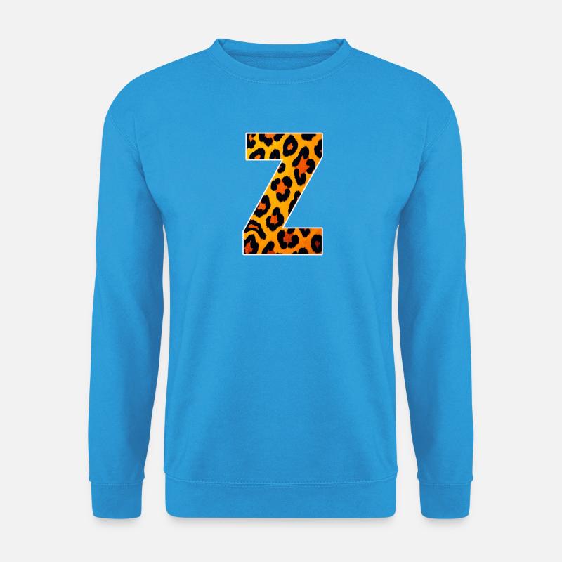 Leopardischer Z7 Print - Unisex Pullover - Meeresblau