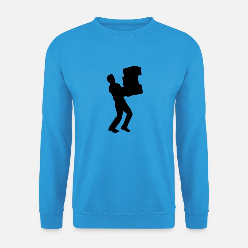 Moving Man - Unisex Pullover - Meeresblau