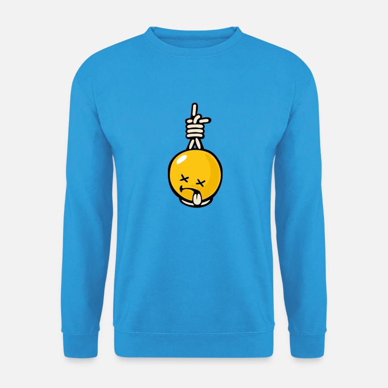 Smiley Suicidal - Unisex Pullover - Meeresblau
