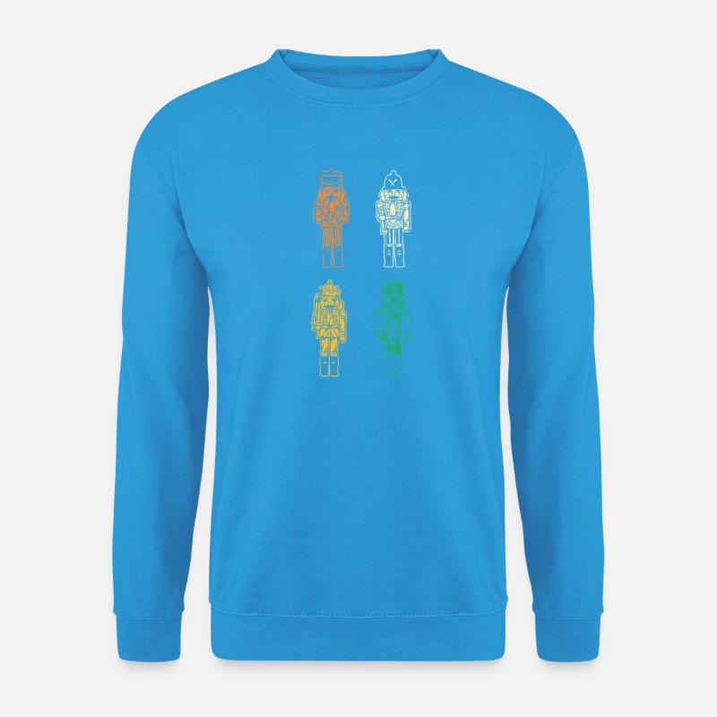 Weihnachtsmann Nussknacker Weihnachten - Unisex Pullover - Meeresblau
