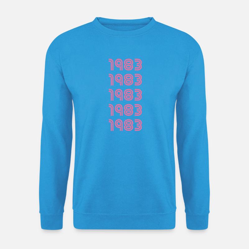 Jahreszahl 1983 - Unisex Pullover - Meeresblau