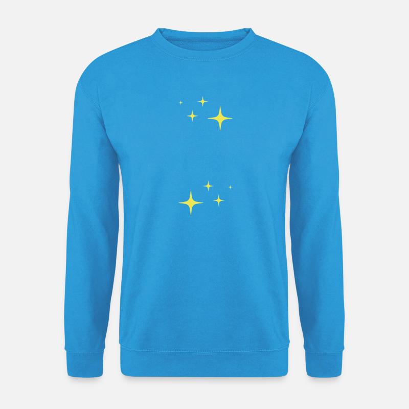 Funkeln Glitzer Sterne - Unisex Pullover - Meeresblau