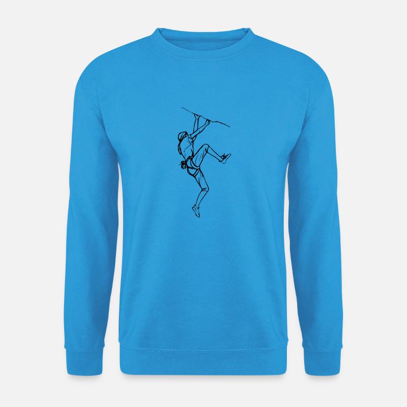 Klettern - Unisex Pullover - Meeresblau