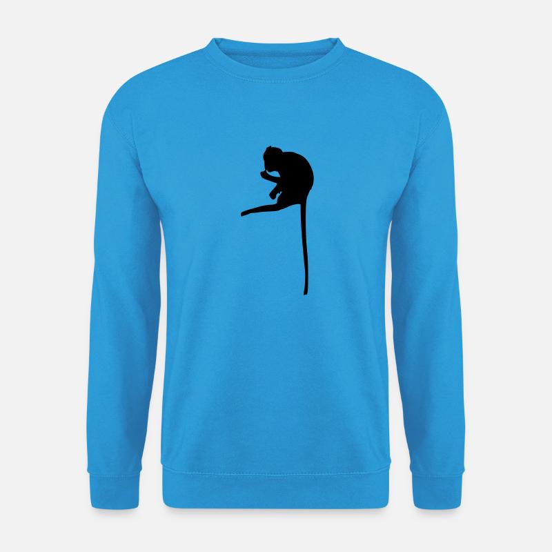 Affe - Unisex Pullover - Meeresblau