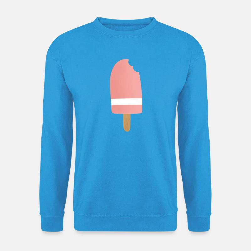 Gradient Pink Popsicle Bite - Unisex Pullover - Meeresblau