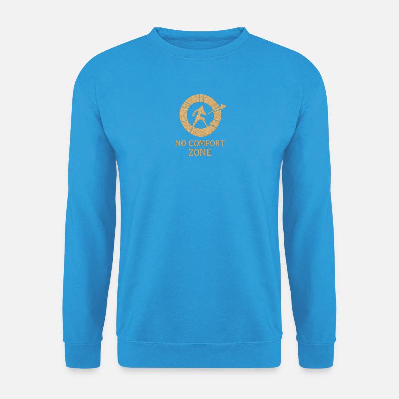 No Comfort Zone Glyph - Unisex Pullover - Meeresblau