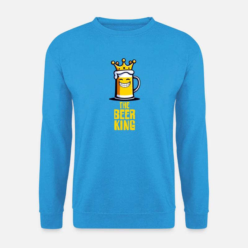 Der Bierkönig - Unisex Pullover - Meeresblau