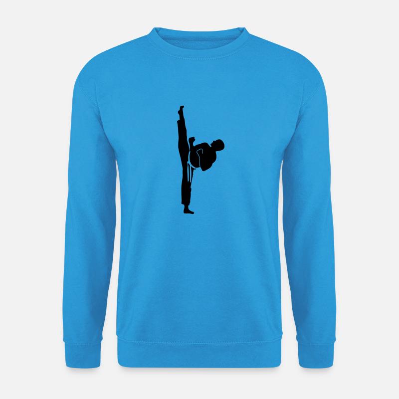 Karate-Tritt - Unisex Pullover - Meeresblau