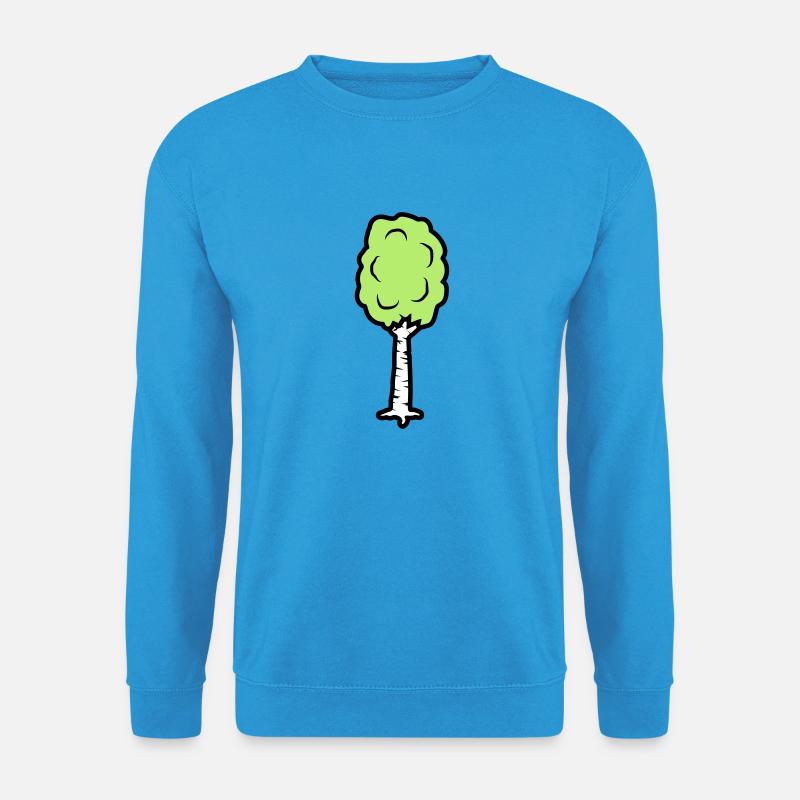 Comic Birch Trees - Unisex Sweatshirt - sea blue