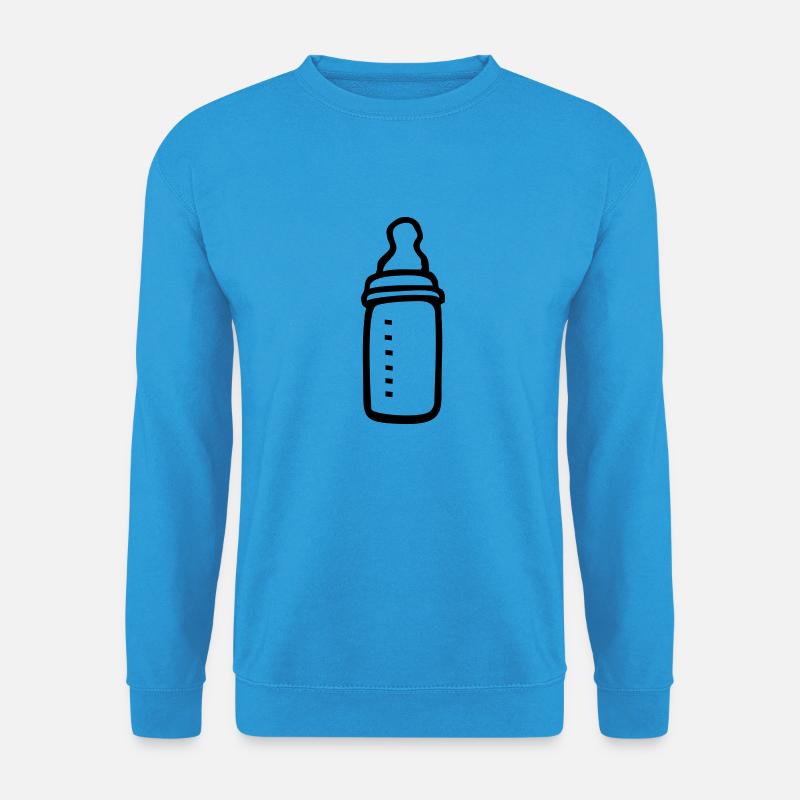 Nuckelflasche - Unisex Pullover - Meeresblau