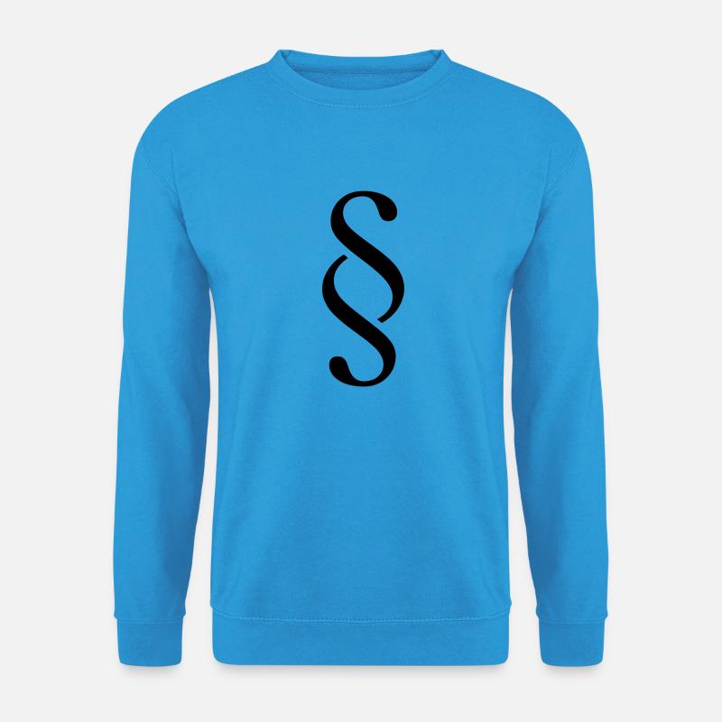 Berufesymbol Paragraf - Unisex Pullover - Meeresblau
