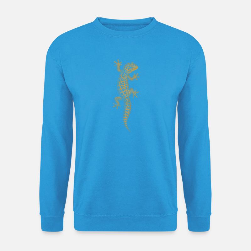 Leopardgecko - Unisex Pullover - Meeresblau