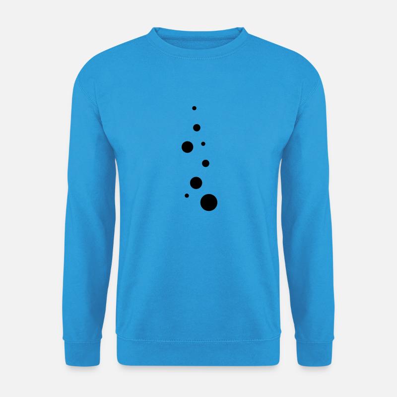 bubbles - Unisex Pullover - Meeresblau