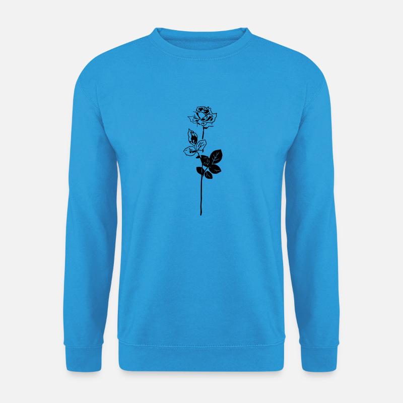 baccara rose - Unisex Pullover - Meeresblau