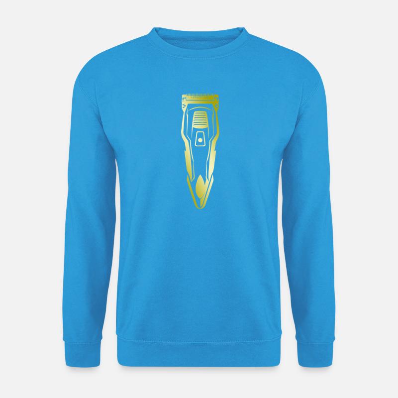 Haarschneidemaschine Barber Gold - Unisex Pullover - Meeresblau