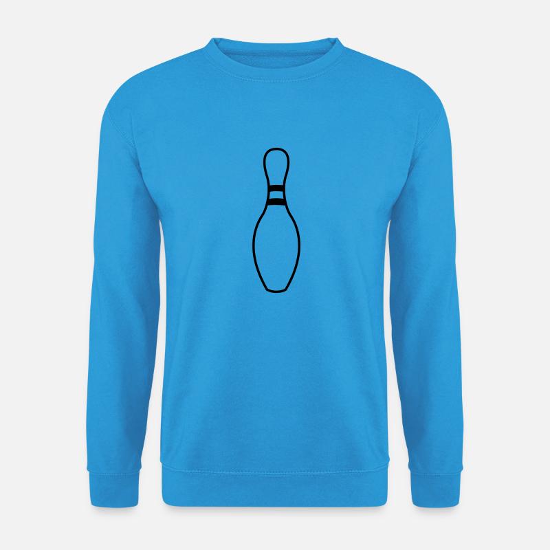 bowling-kegel 1clr - Unisex Pullover - Meeresblau