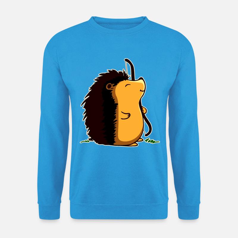 Bogenschützen-Igel - Unisex Pullover - Meeresblau