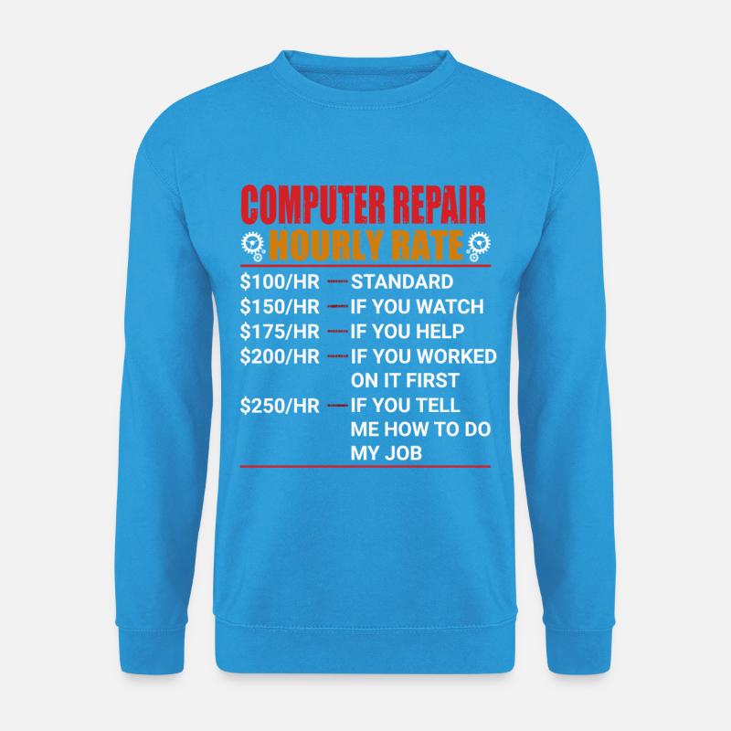computer - Unisex Sweatshirt - sea blue