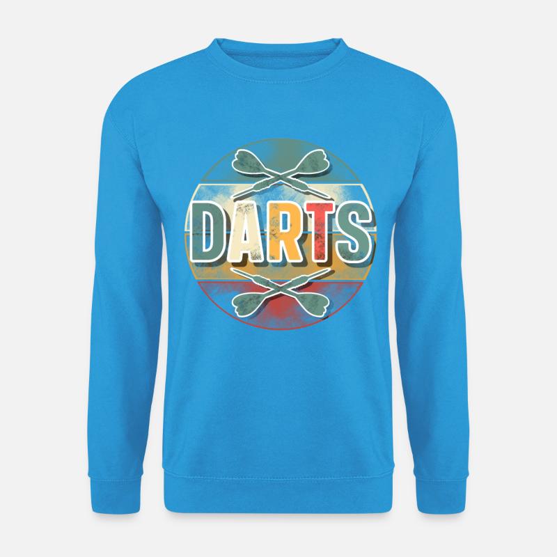 Darts Darten Dart - Unisex Pullover - Meeresblau