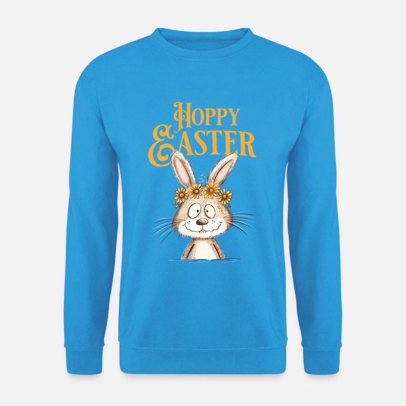Happy Easter Osterhase - Unisex Pullover - Meeresblau
