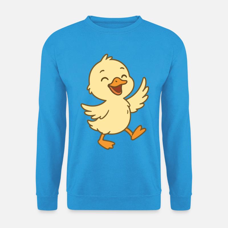Happy Gänseküken - Unisex Pullover - Meeresblau