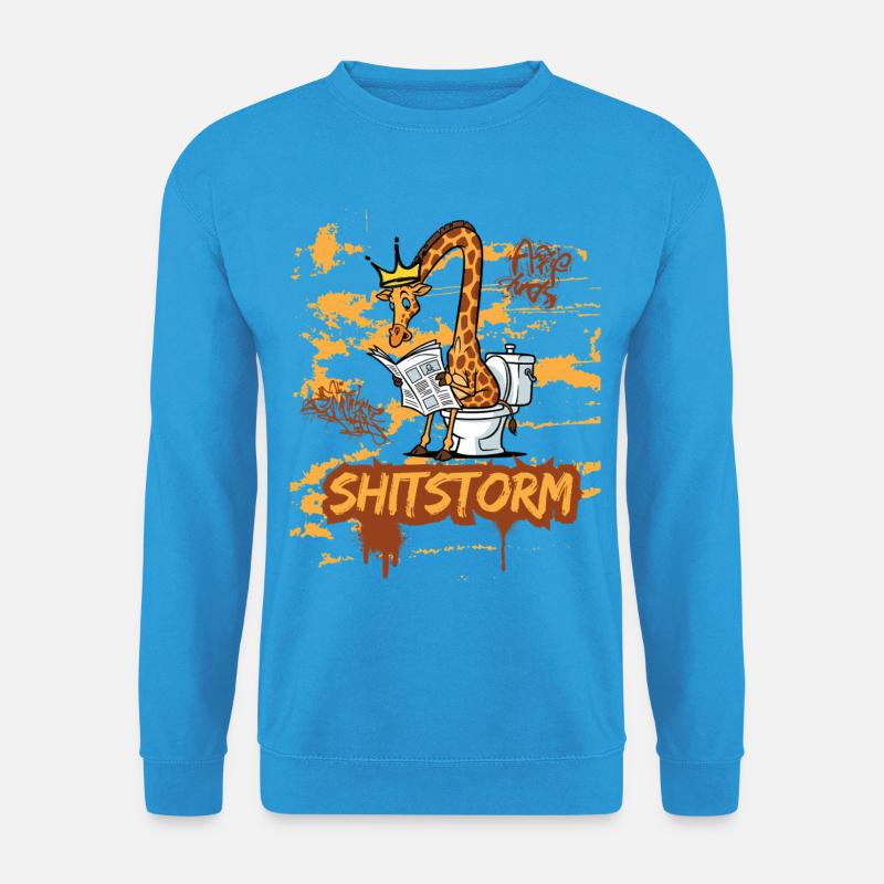 Shitstorm  - Unisex Pullover - Meeresblau