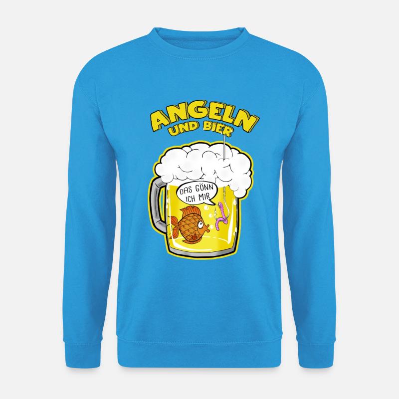 angeln - Unisex Pullover - Meeresblau