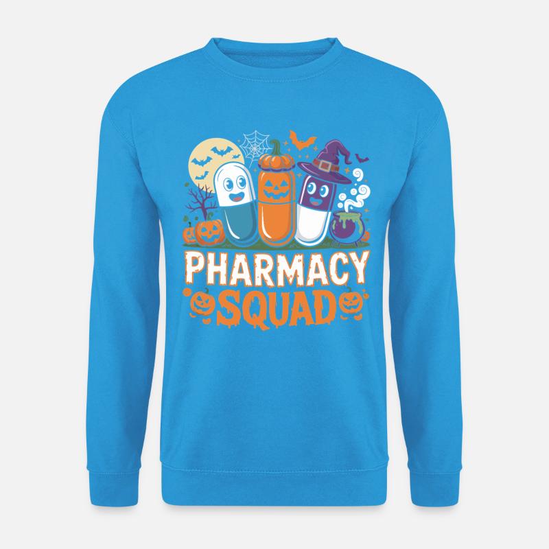 Pharma Squad Halloween Kollektion - Unisex Pullover - Meeresblau
