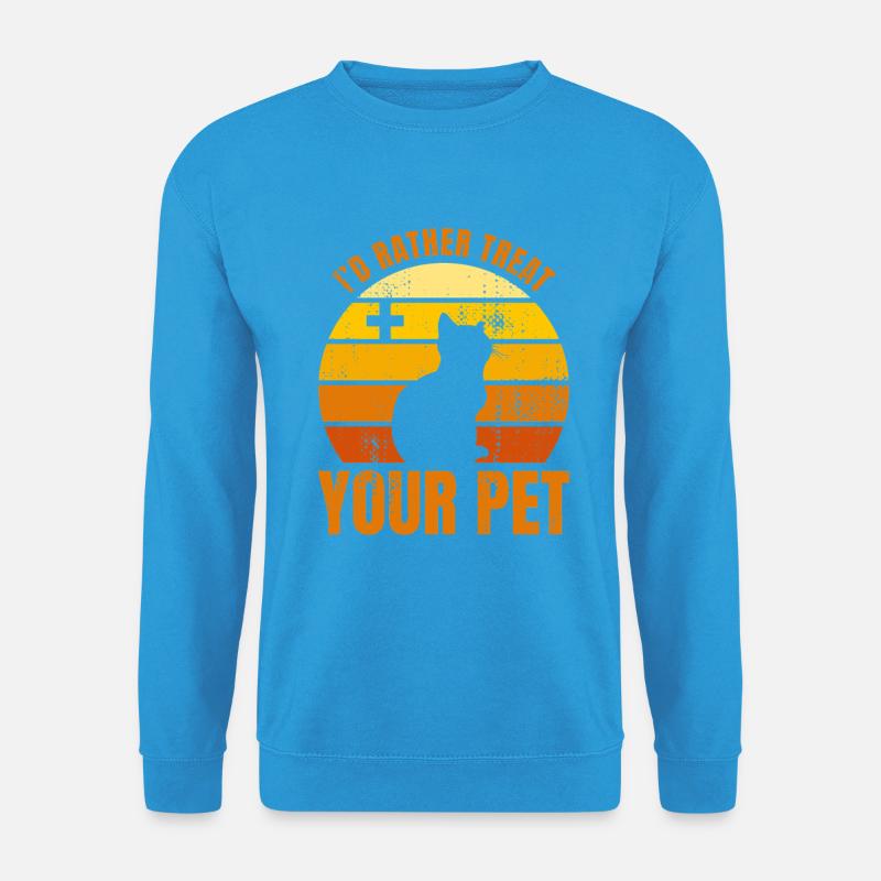 Tierarzt Witz - Unisex Pullover - Meeresblau