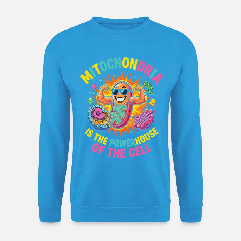 Mitochondrien Wissenschaft Humor - Unisex Pullover - Meeresblau