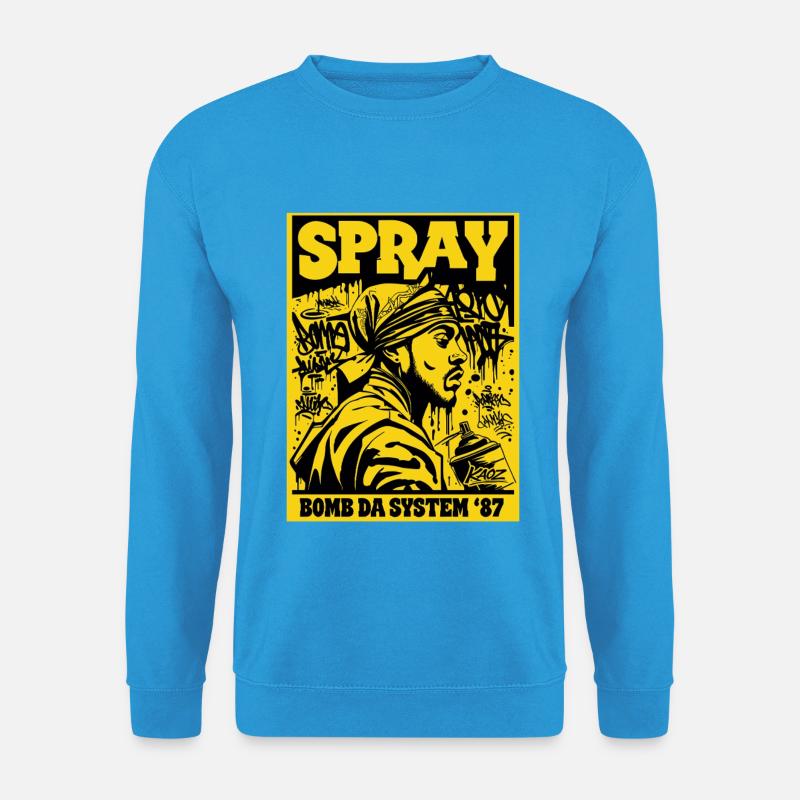 Sprühbombe Da System 87 - Unisex Pullover - Meeresblau